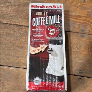 KitchenAid Empire Red A-9 Coffee Mill